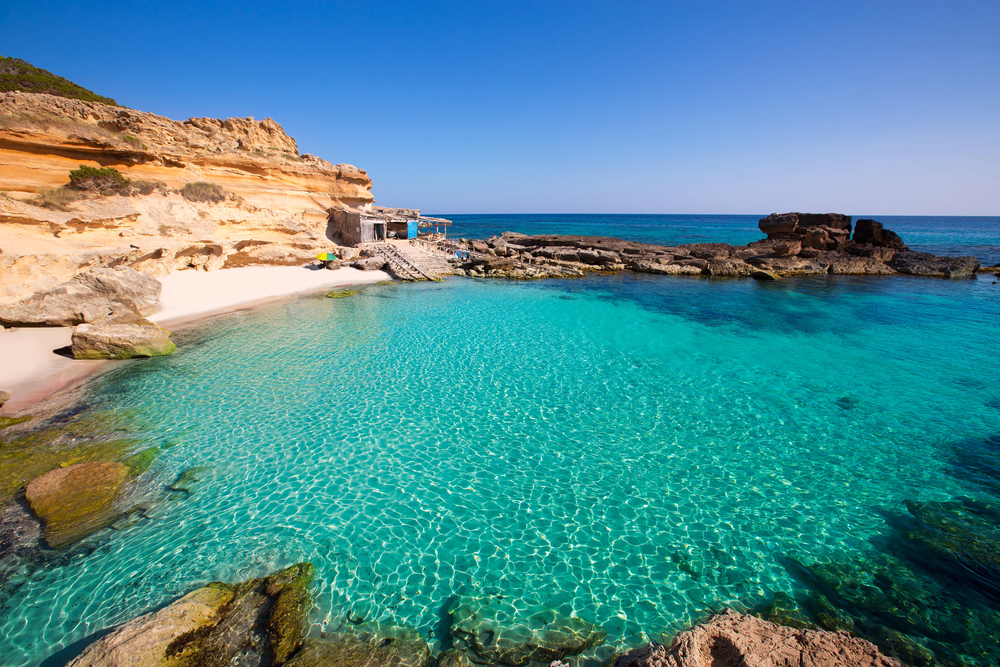 Formentera, Es Calo des Mort spiaggia turchese